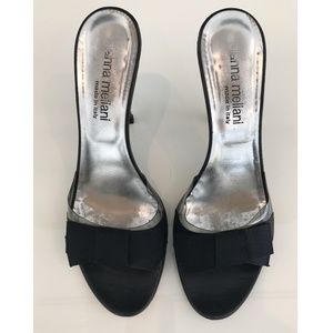 GIANNA MELIANI BLACK SANDALS SIZE 7.5